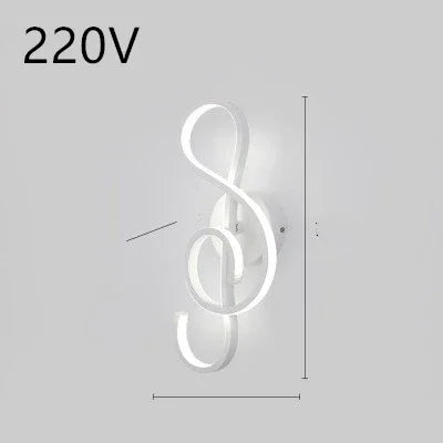 Nordic LED Wall Lamp - Minimalist Bedside Light for Bedroom