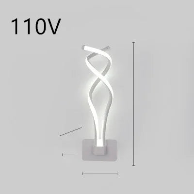 Nordic LED Wall Lamp - Minimalist Bedside Light for Bedroom