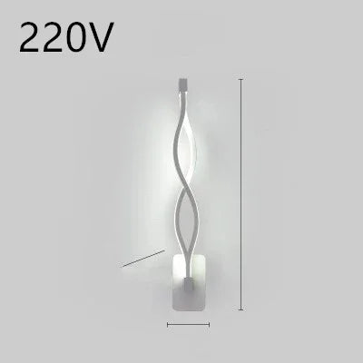 Nordic LED Wall Lamp - Minimalist Bedside Light for Bedroom