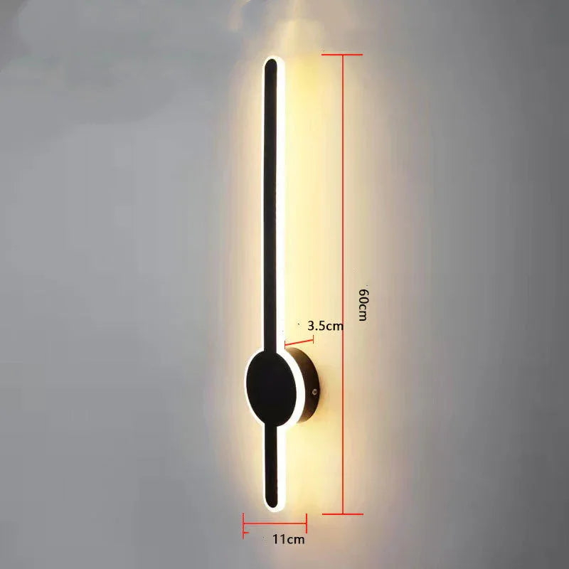 Luxury LED Acrylic Wall Light - Modern Minimalist Bedroom Decor